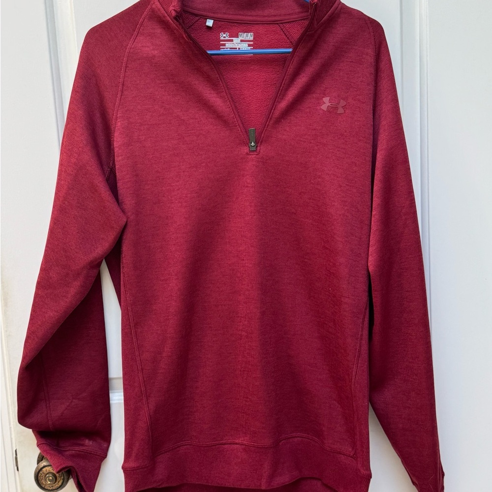 Under Armour Burgundy ColdGear Pullover